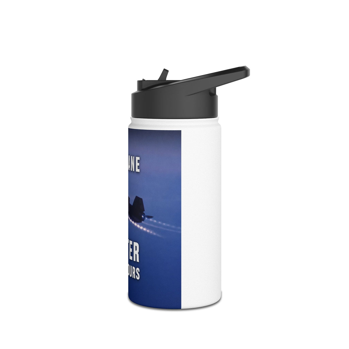 Stainless Steel Water Bottle, SR 1 Black Bird