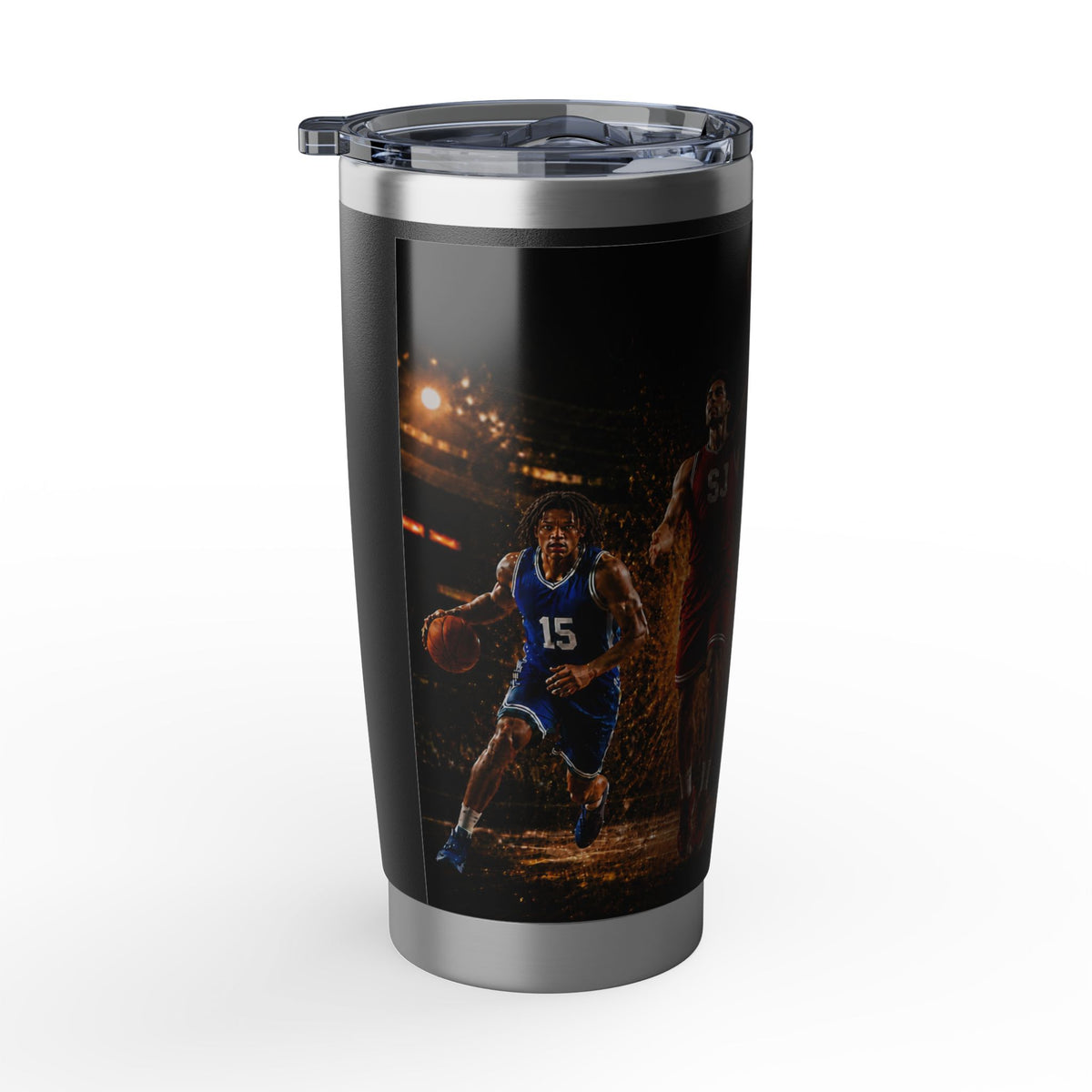 Basketball Action 20oz Tumbler — Slam Dunk Players Drink Tumbler