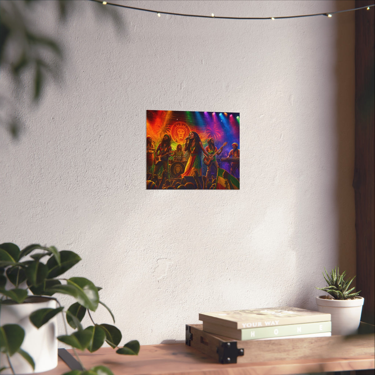 Reggae Concert Fine Art Poster — Vibrant Live Music Wall Art
