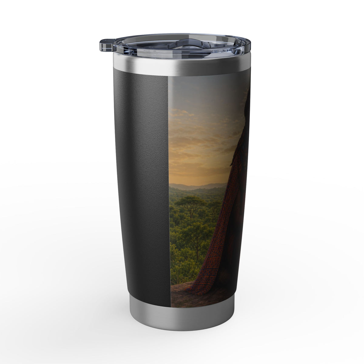 Sunset Silence 20oz Tumbler — Bohemian Nomad Art Stainless Travel Mug