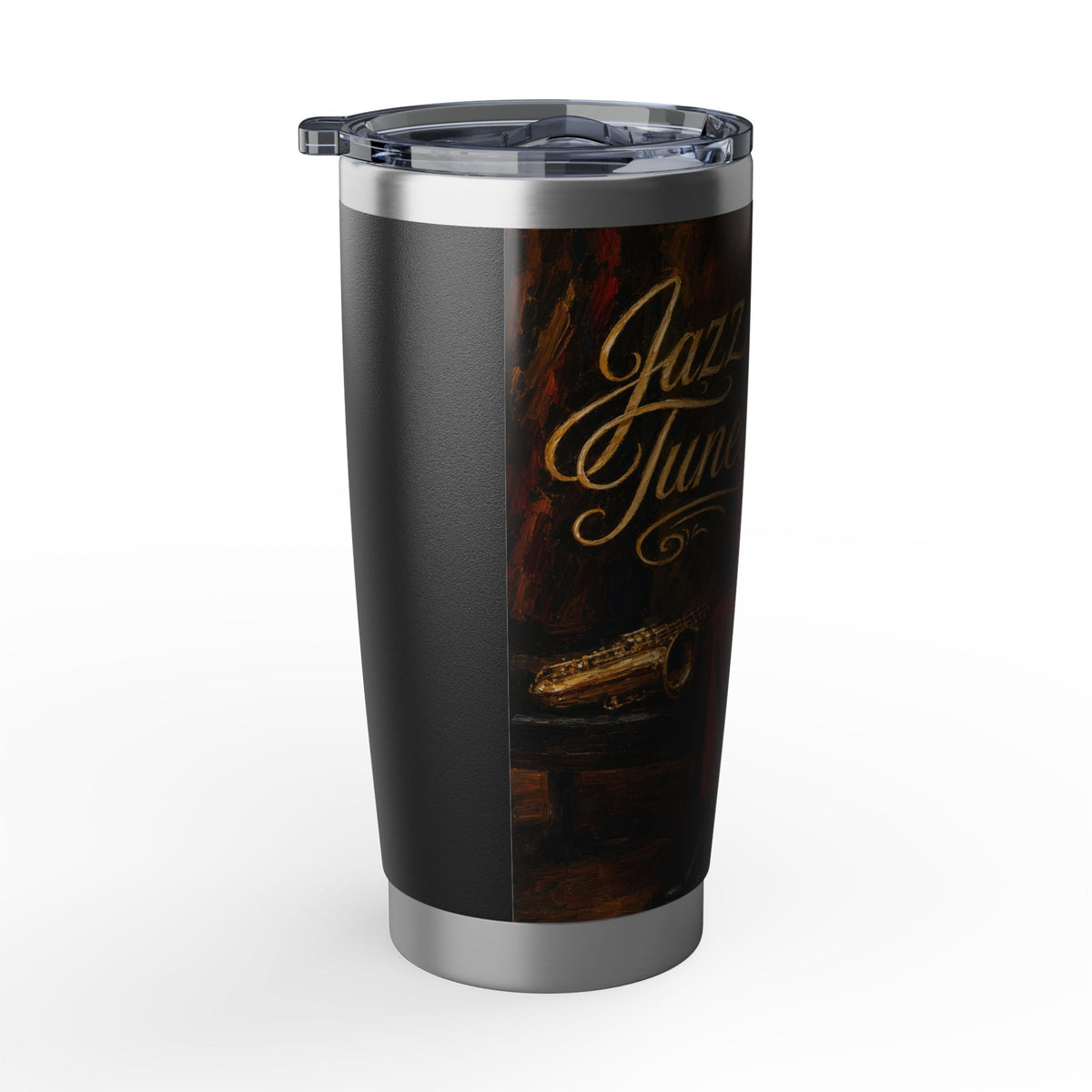 Jazz Tunes 20oz Tumbler — Vintage Jazz Singer Insulated Travel Cup