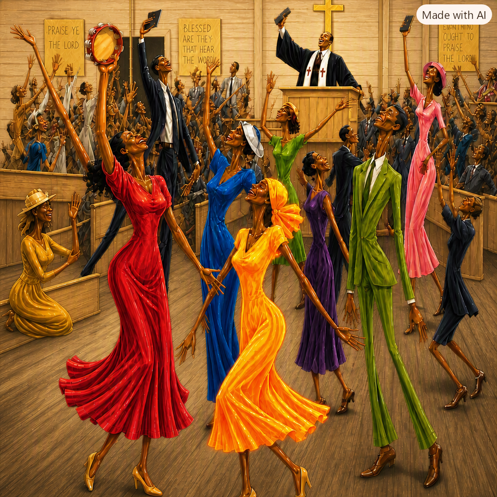 Sunday Church Tote Bag