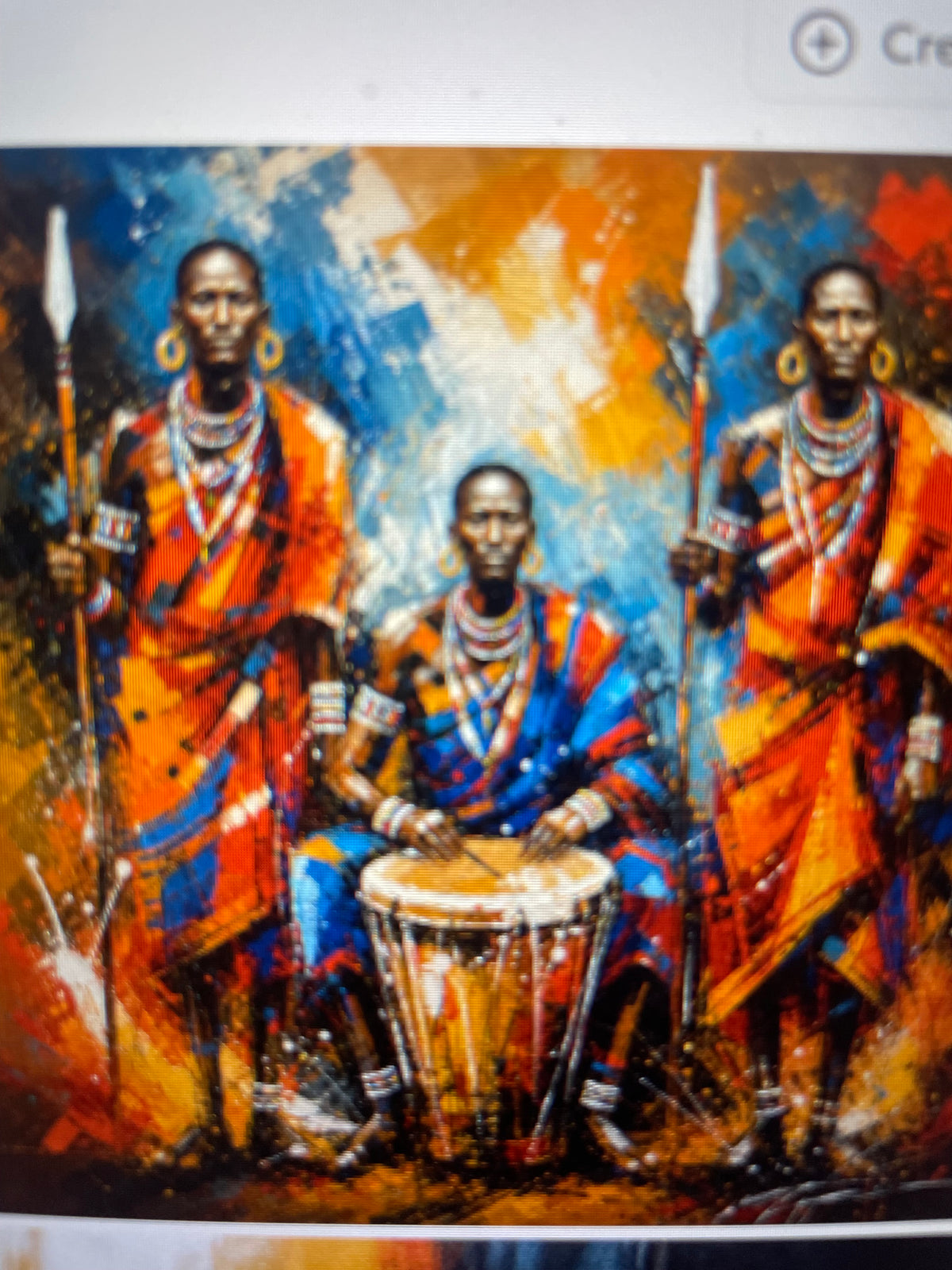 African Drummer T-shirt