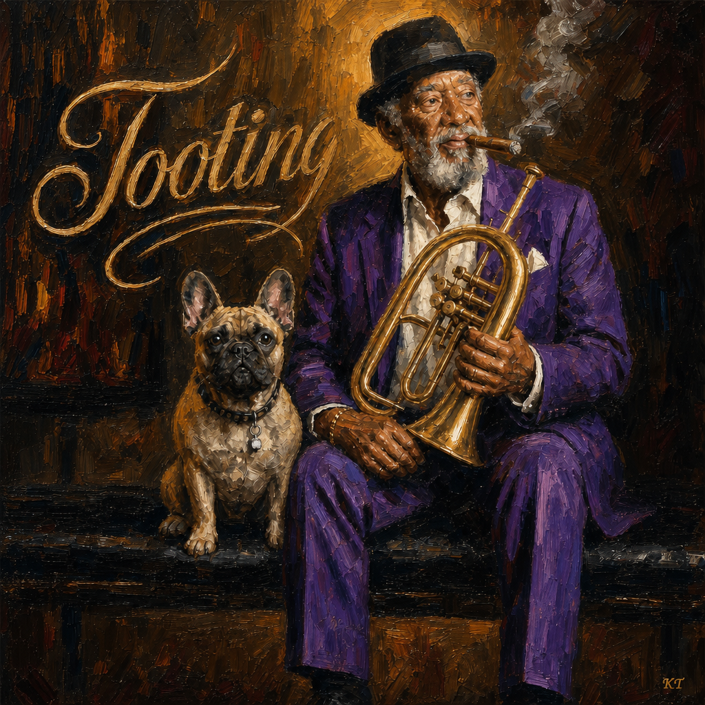 Jazz Tunes as hand painted