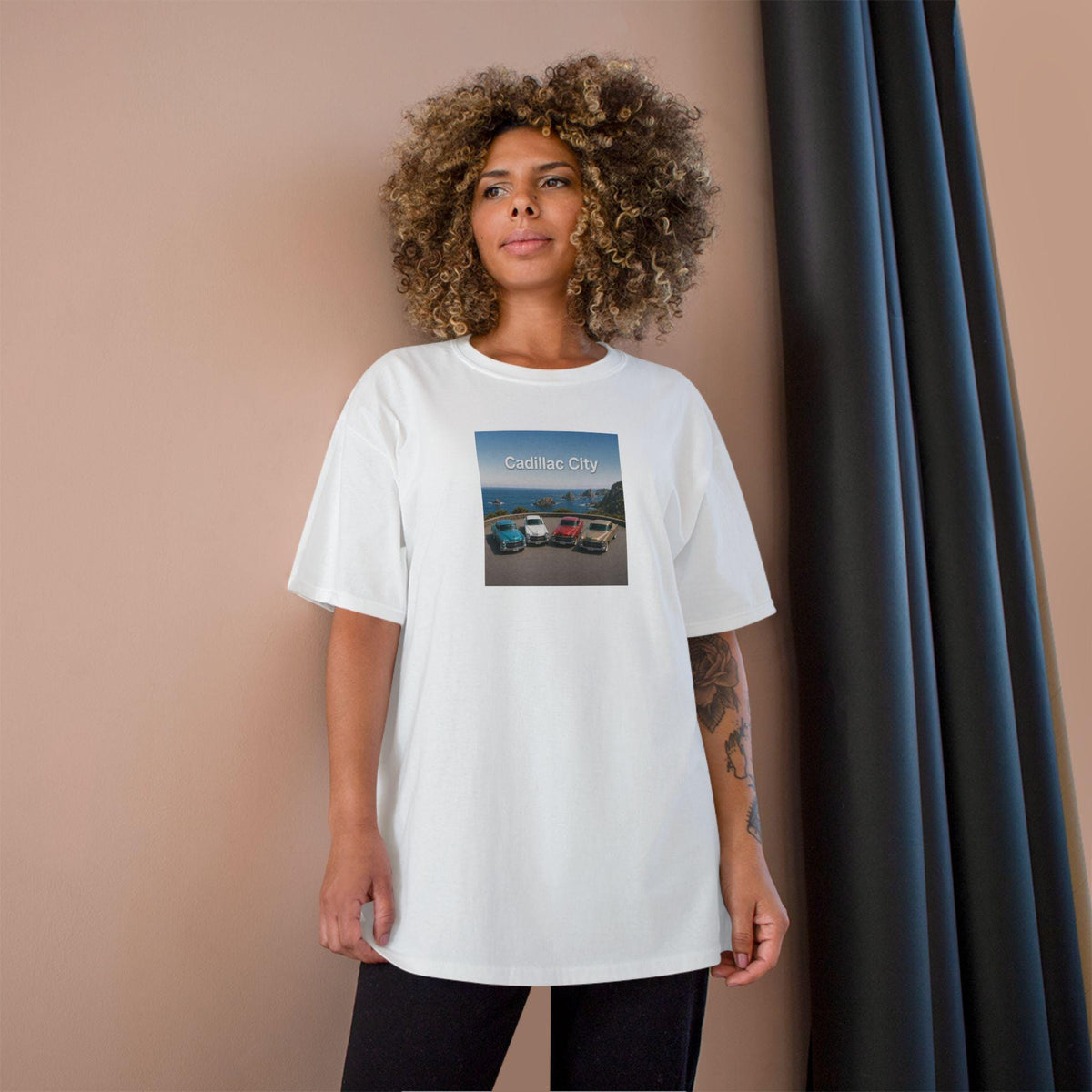 Vintage Cadillac City Classic Cars Graphic T-Shirt