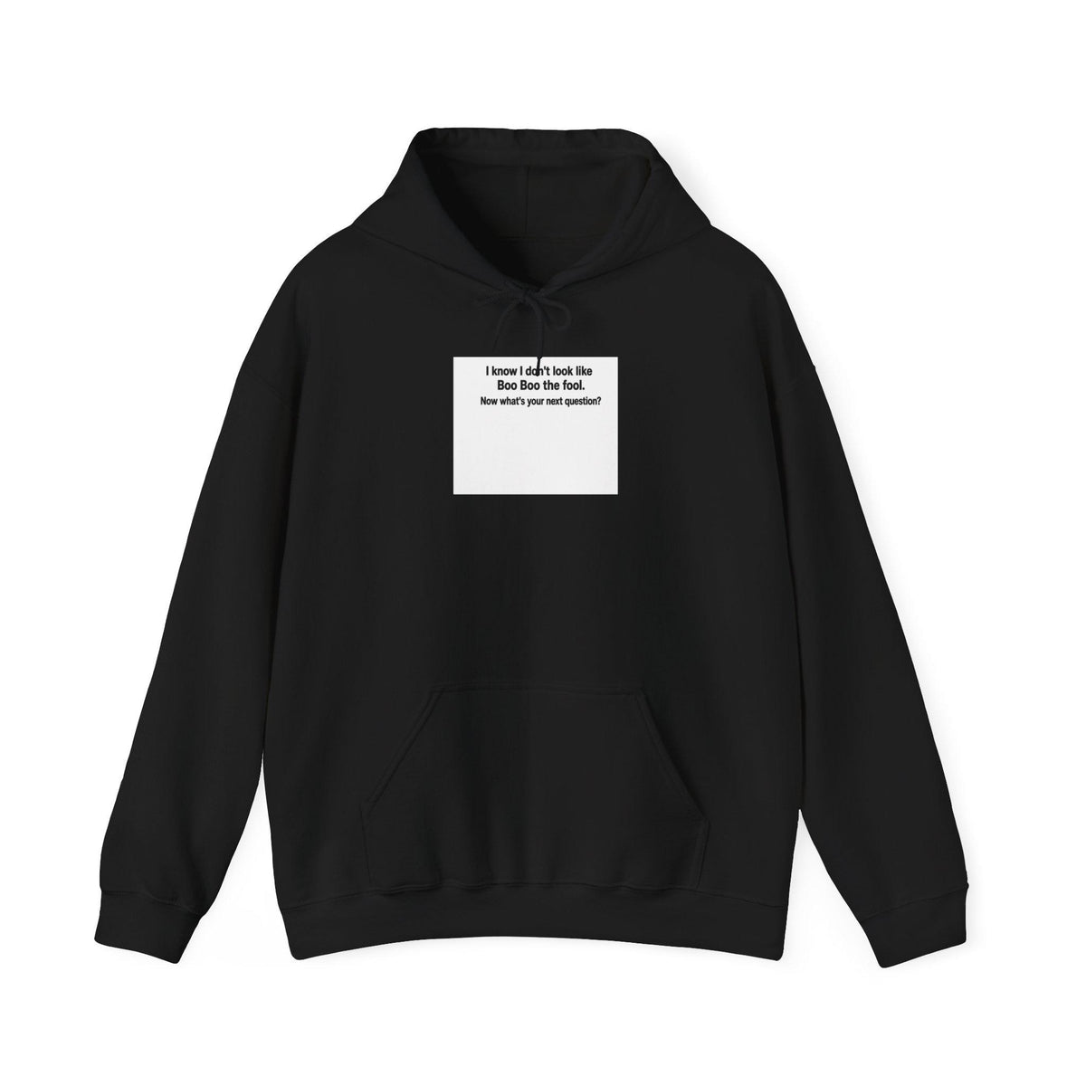 Small Center Text Funny Quote Hoodie | Minimalist Text Sweatshirt