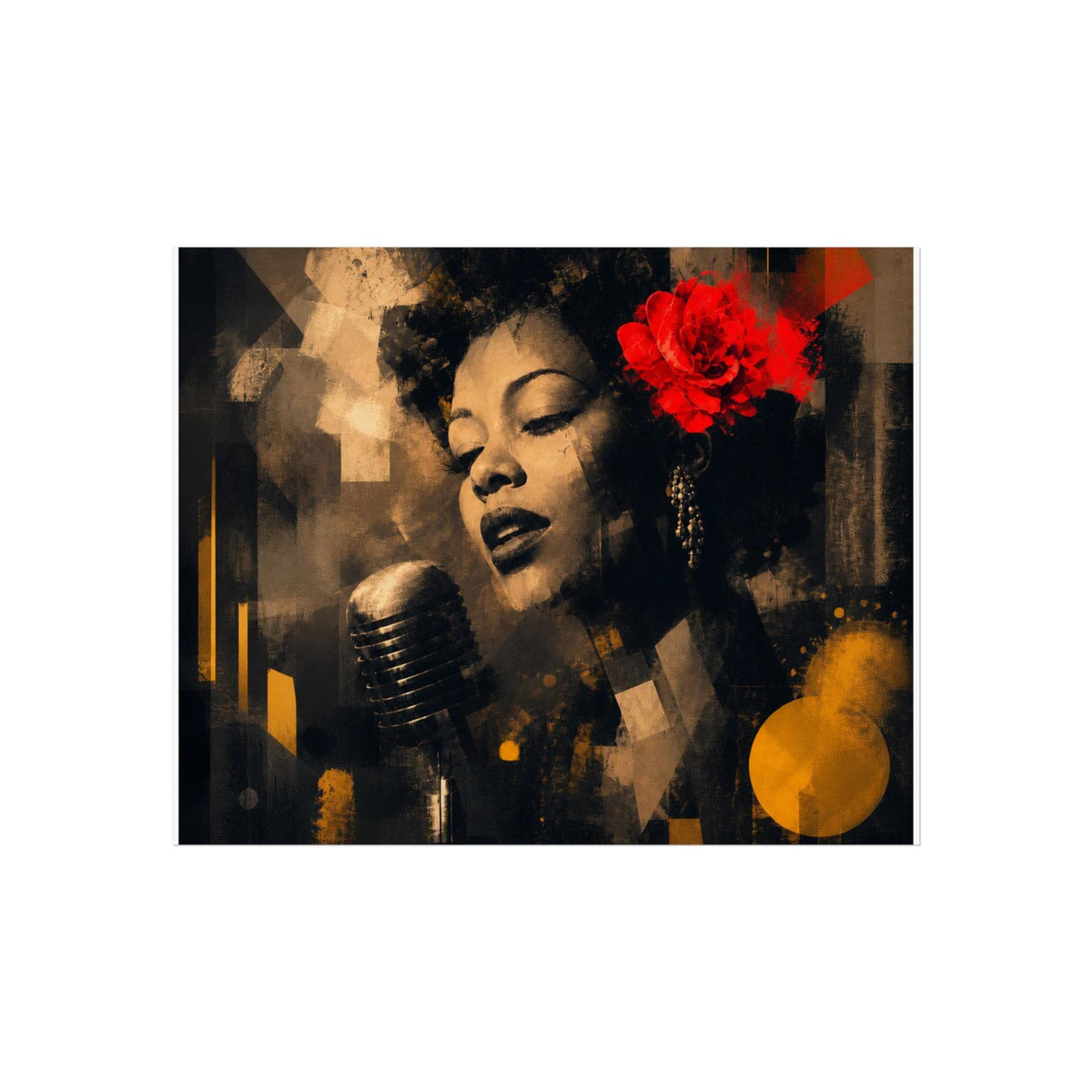 Vintage Jazz Singer Poster | Fine Art Poster