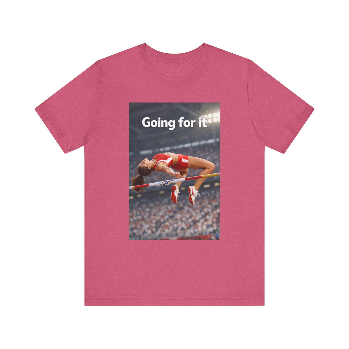 High Jump 'Going For It' Motivational Tee