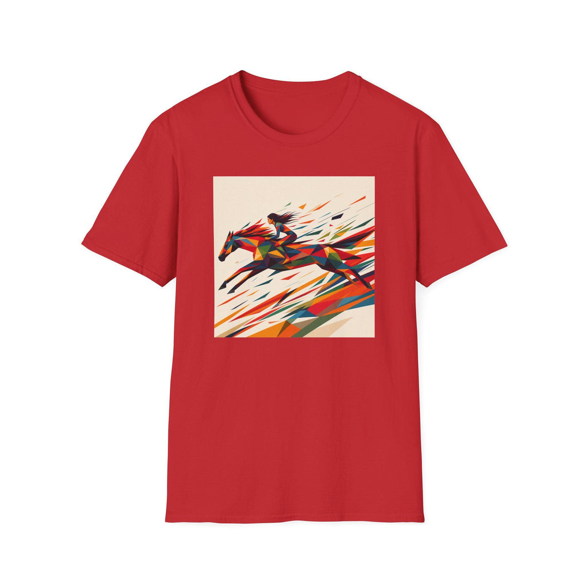 Galloping Colorblock Horse T-Shirt