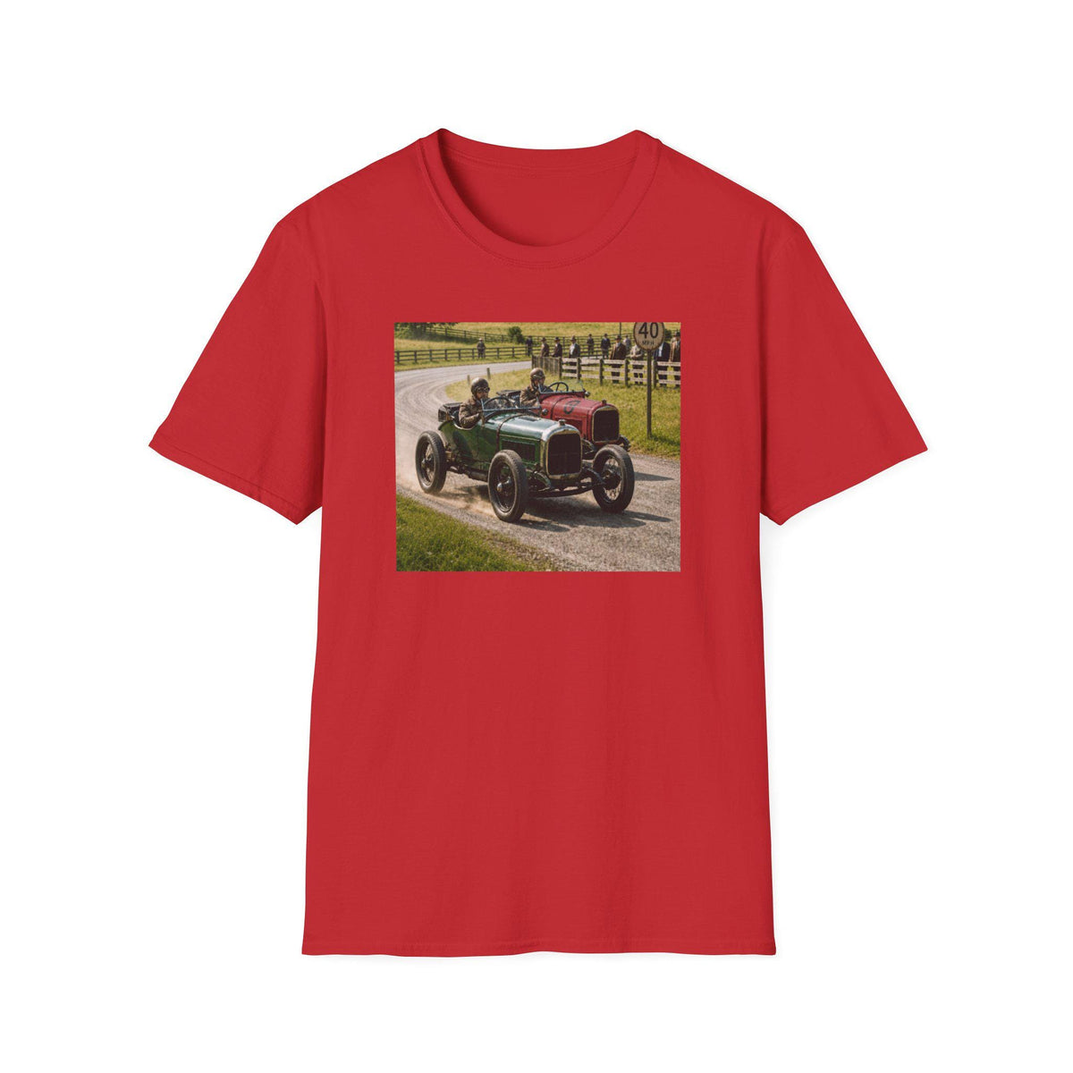 Vintage Racing Car T-Shirt | Classic Antique Auto Illustration