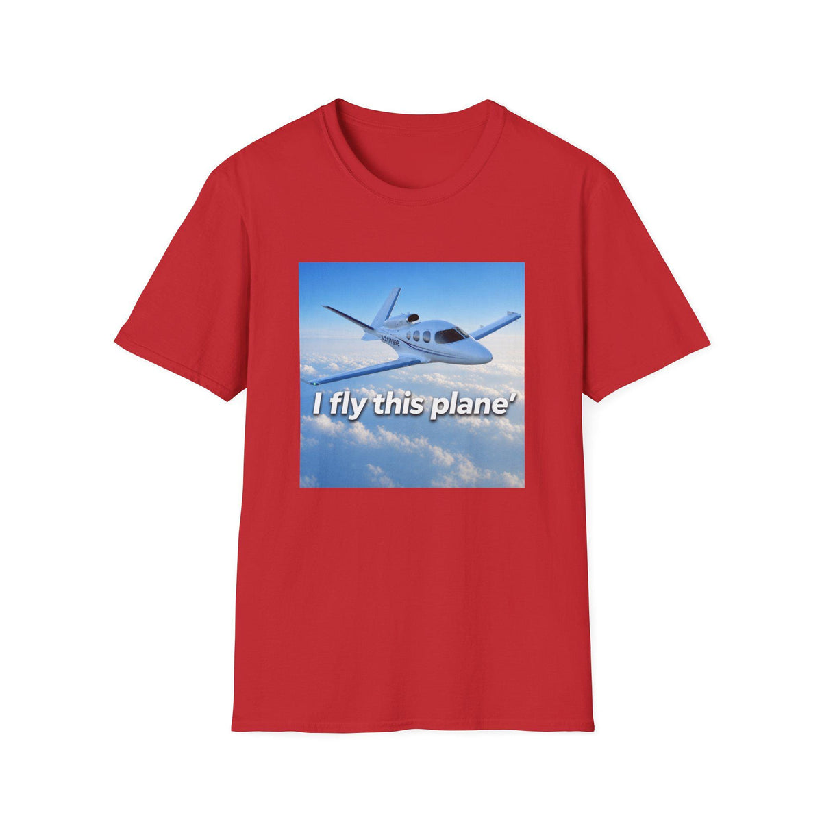 I fly this plane T-Shirt | Small Plane Graphic, Aviation Shirt