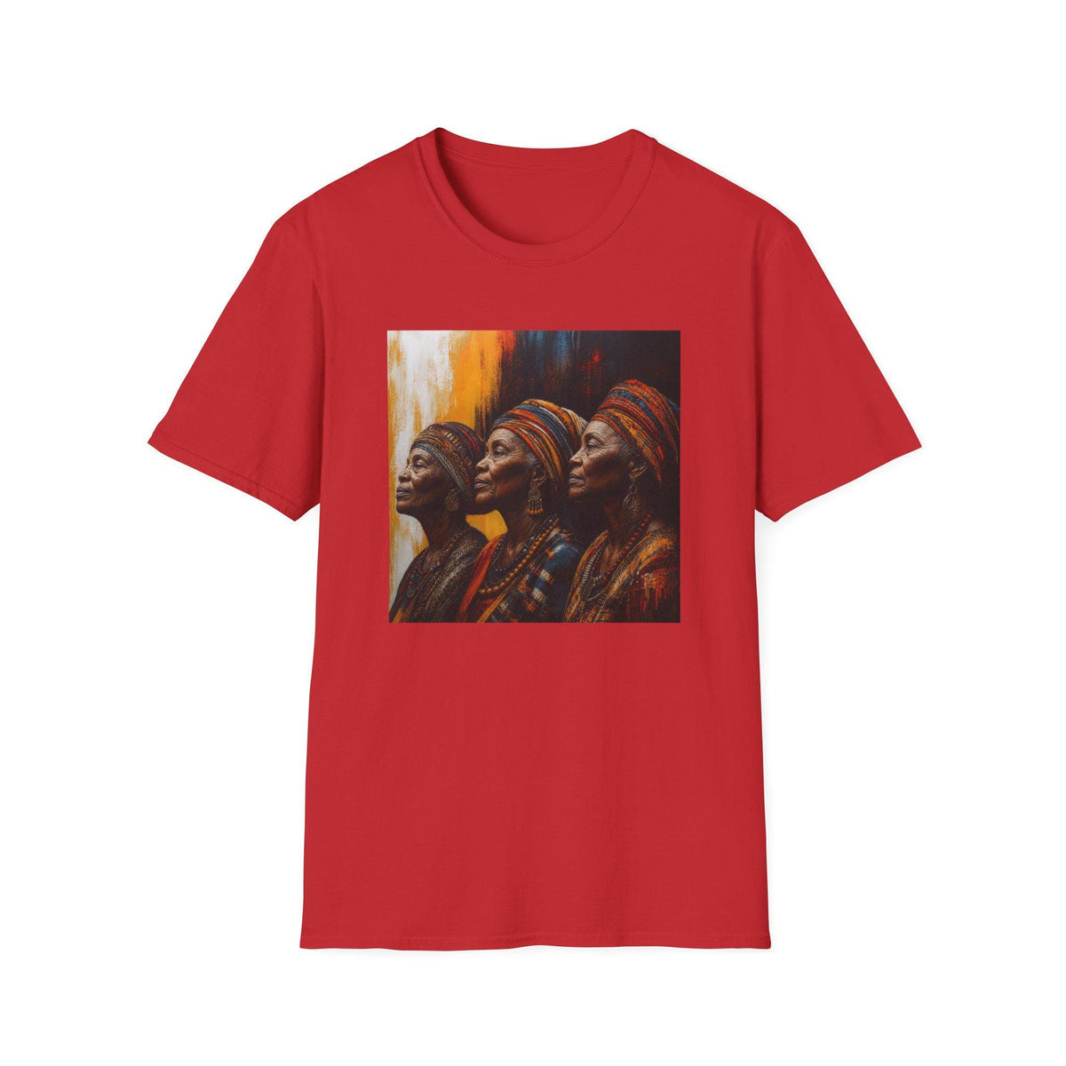 African Queens Portrait T-Shirt Regal Women Art Tee