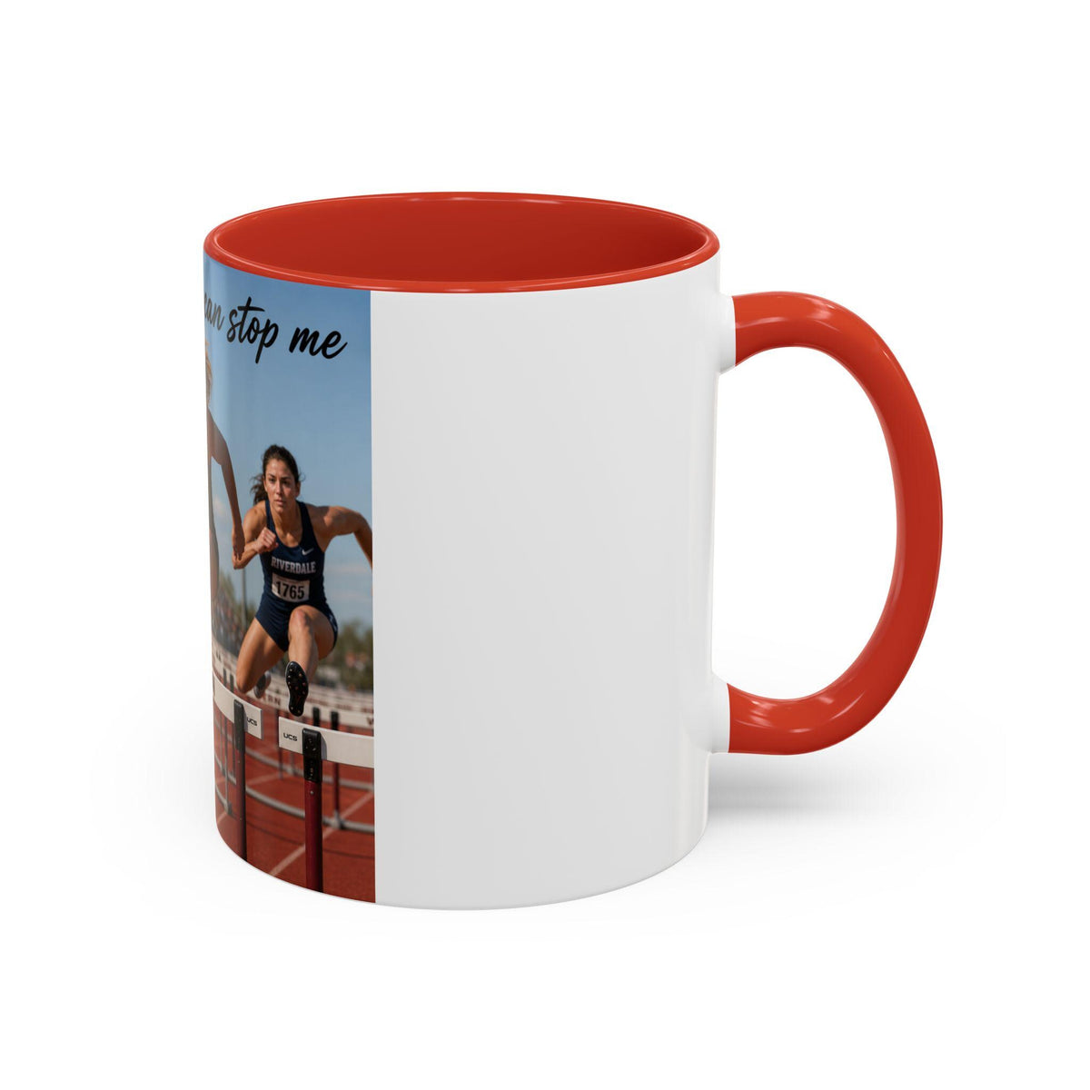 No Barrier Can Stop Me Hurdler Mug | Accent Coffee Mug 11oz 15oz