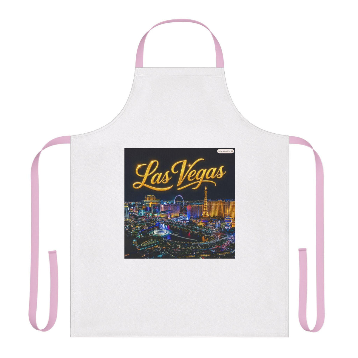 Las Vegas Skyline Apron | Neon Strip Night Scene