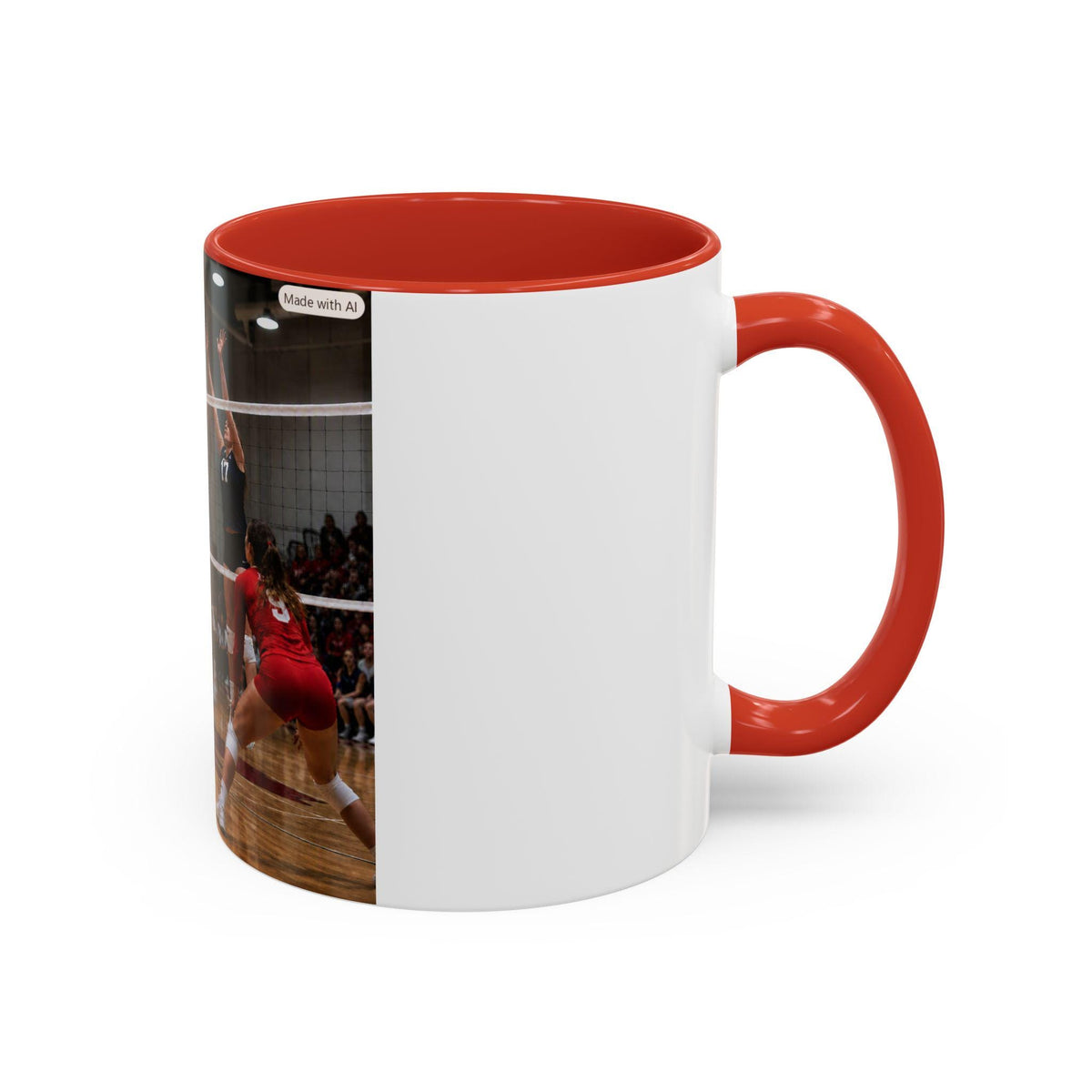 High School Volleyball Action Photo Mug | Accent Coffee Mug 11oz 15oz