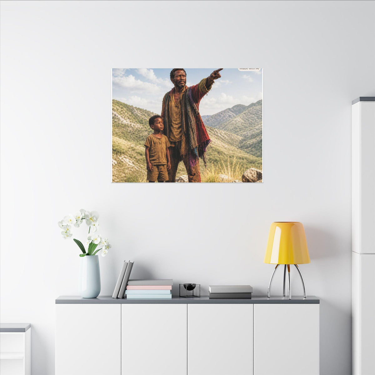 Desert Journey Scene Canvas