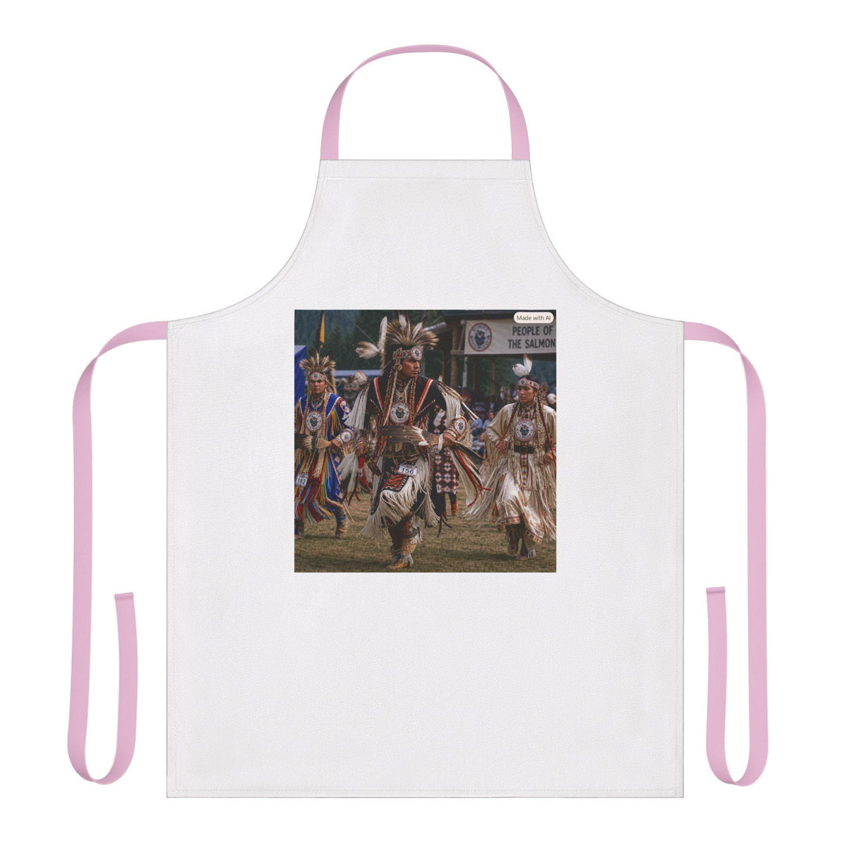 Native American Powwow Dancers Apron | Full-Color Printed Apron