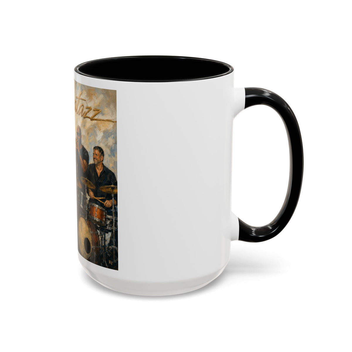 Jazzmatazz Band Accent Coffee Mug – Vintage Jazz Musicians 11/15oz