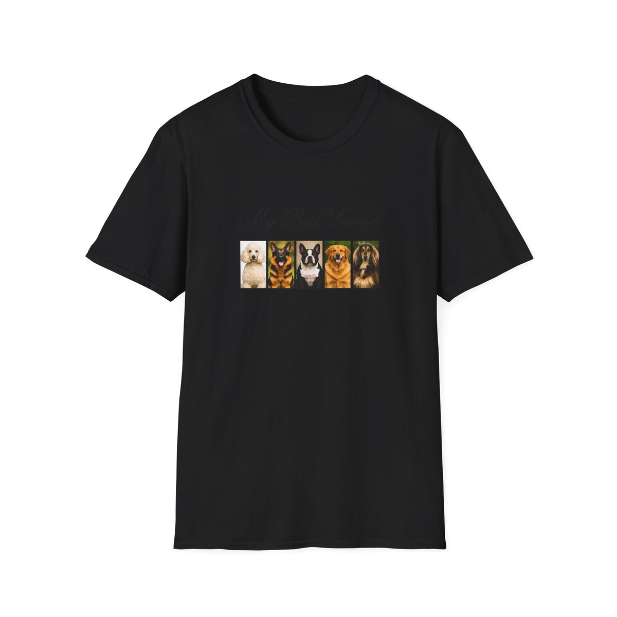 Dog Lover "My Best Friends" Photo Collage T-Shirt