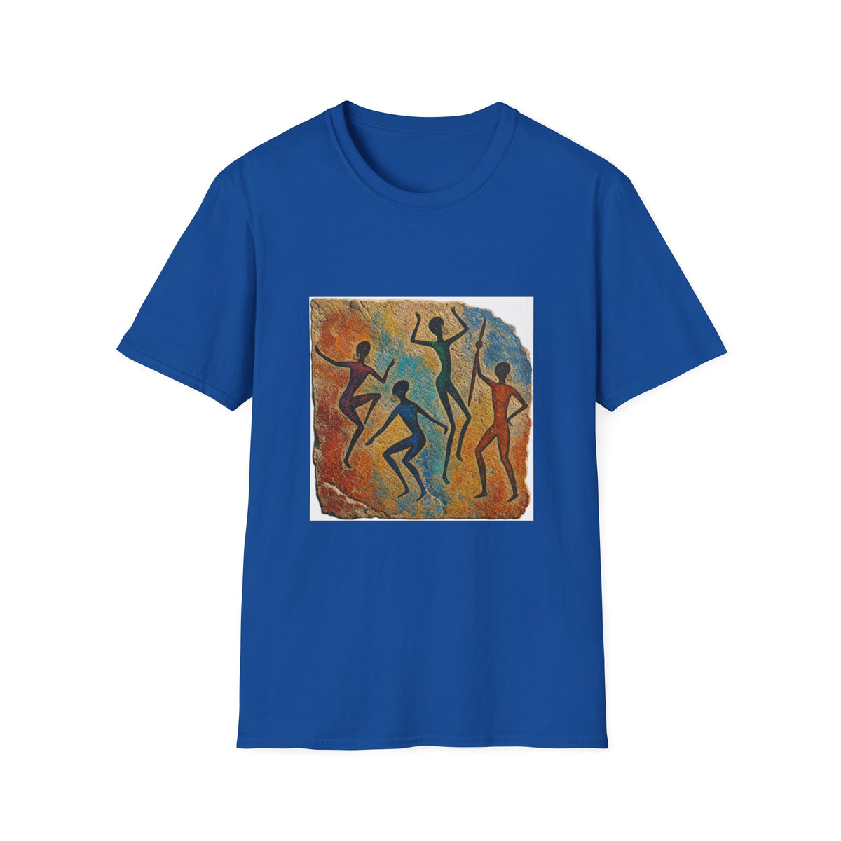 Cave Dance T-Shirt — Primitive Rock Art Figures Graphic Tee