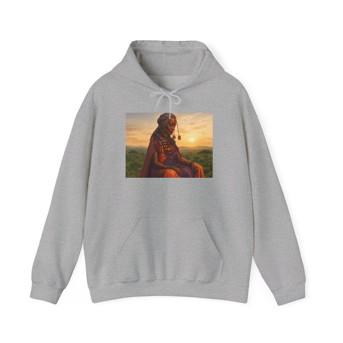 Sunset Silence sex Heavy Blend™ Hooded Sweatshirt