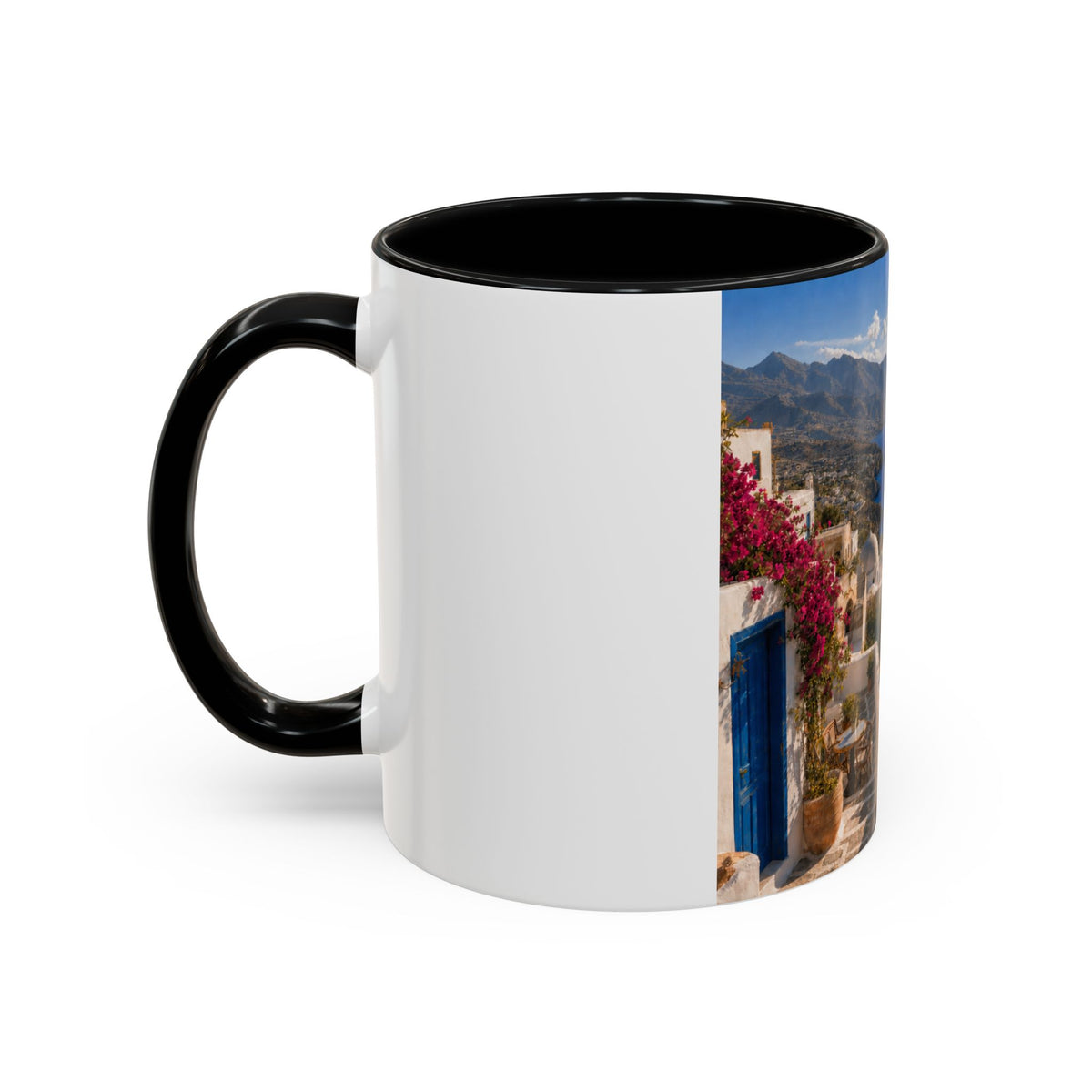 Crete Scenic Coffee Mug — Mediterranean Travel Souvenir Accent Mug (11/15oz)