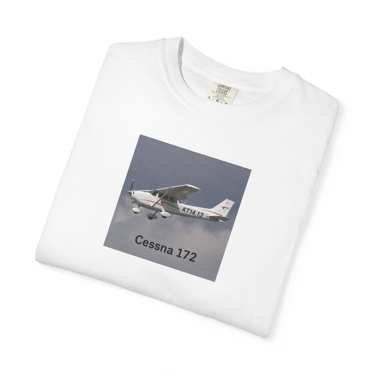 Cessna 172 T-Shirt — Vintage Light Aircraft Pilot Tee