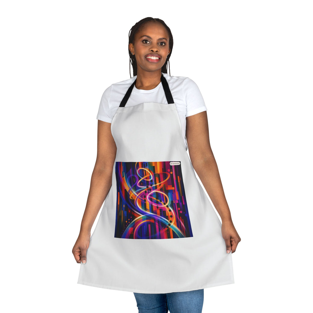Abstract Apron, 5-Color Straps