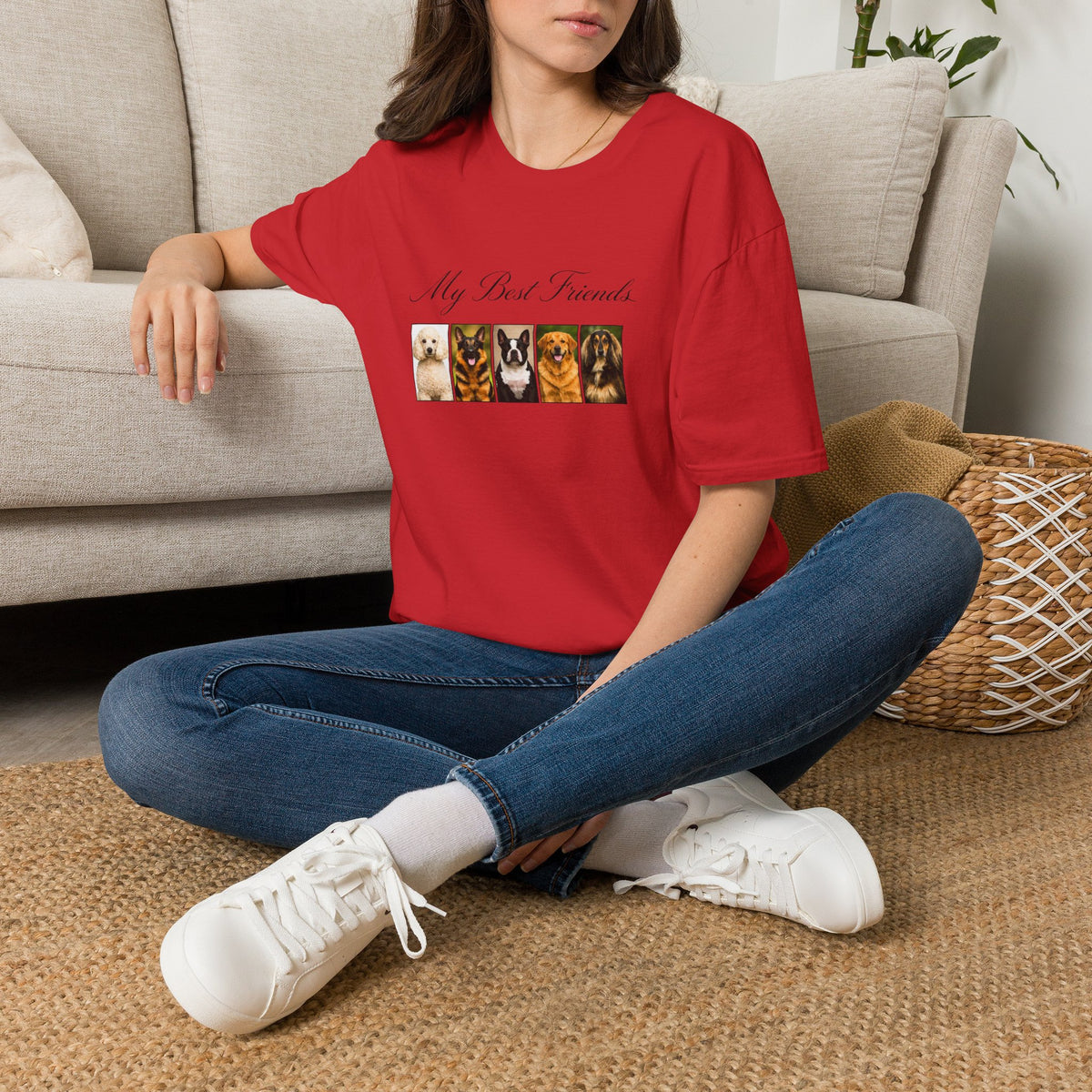 Dog Lover "My Best Friends" Photo Collage T-Shirt