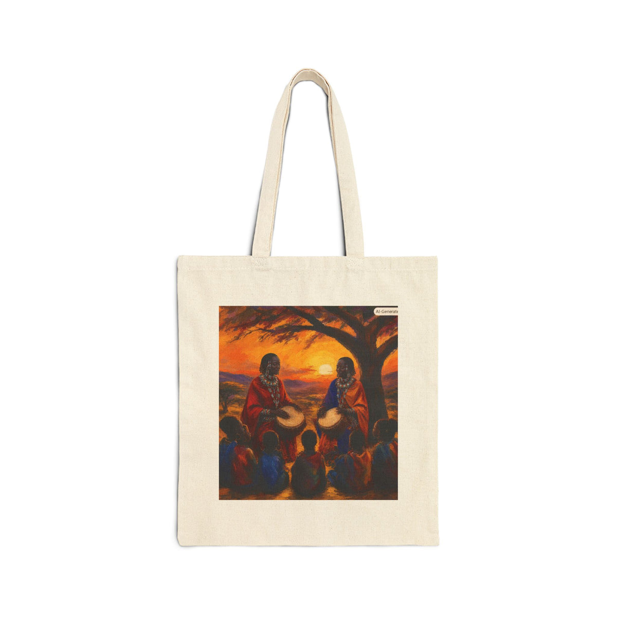Woman Dummer's Sunset Tote Bag