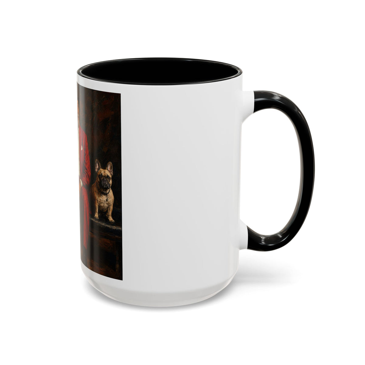 Jazz Tunes Coffee Mug — Vintage Gentleman Sax Player Accent Mug (11/15oz)