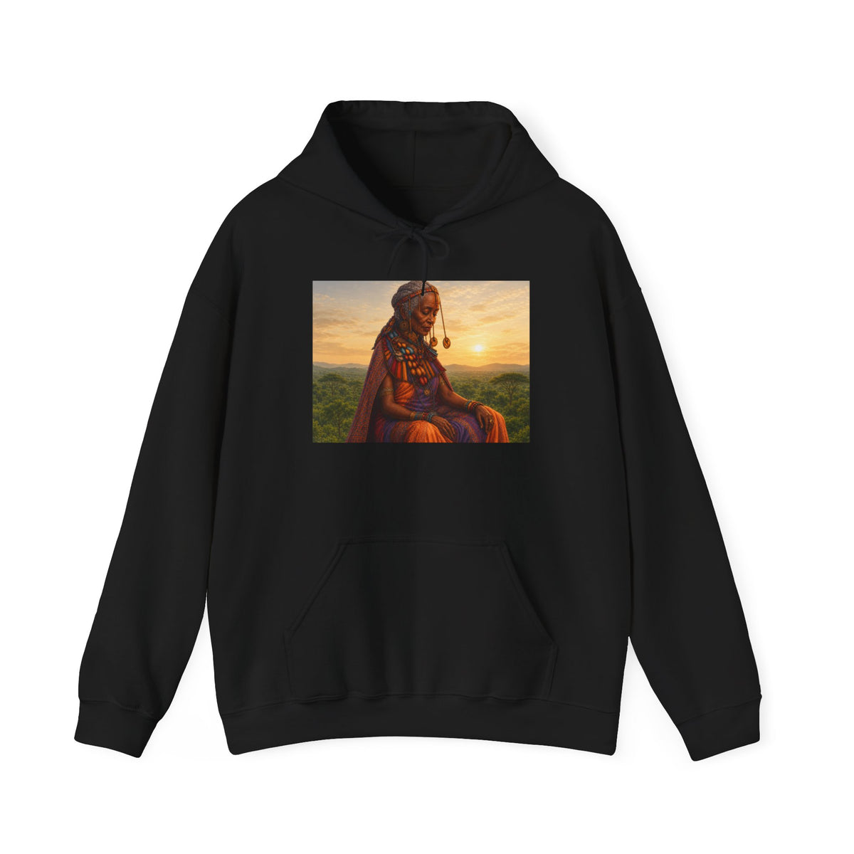 Sunset Silence sex Heavy Blend™ Hooded Sweatshirt