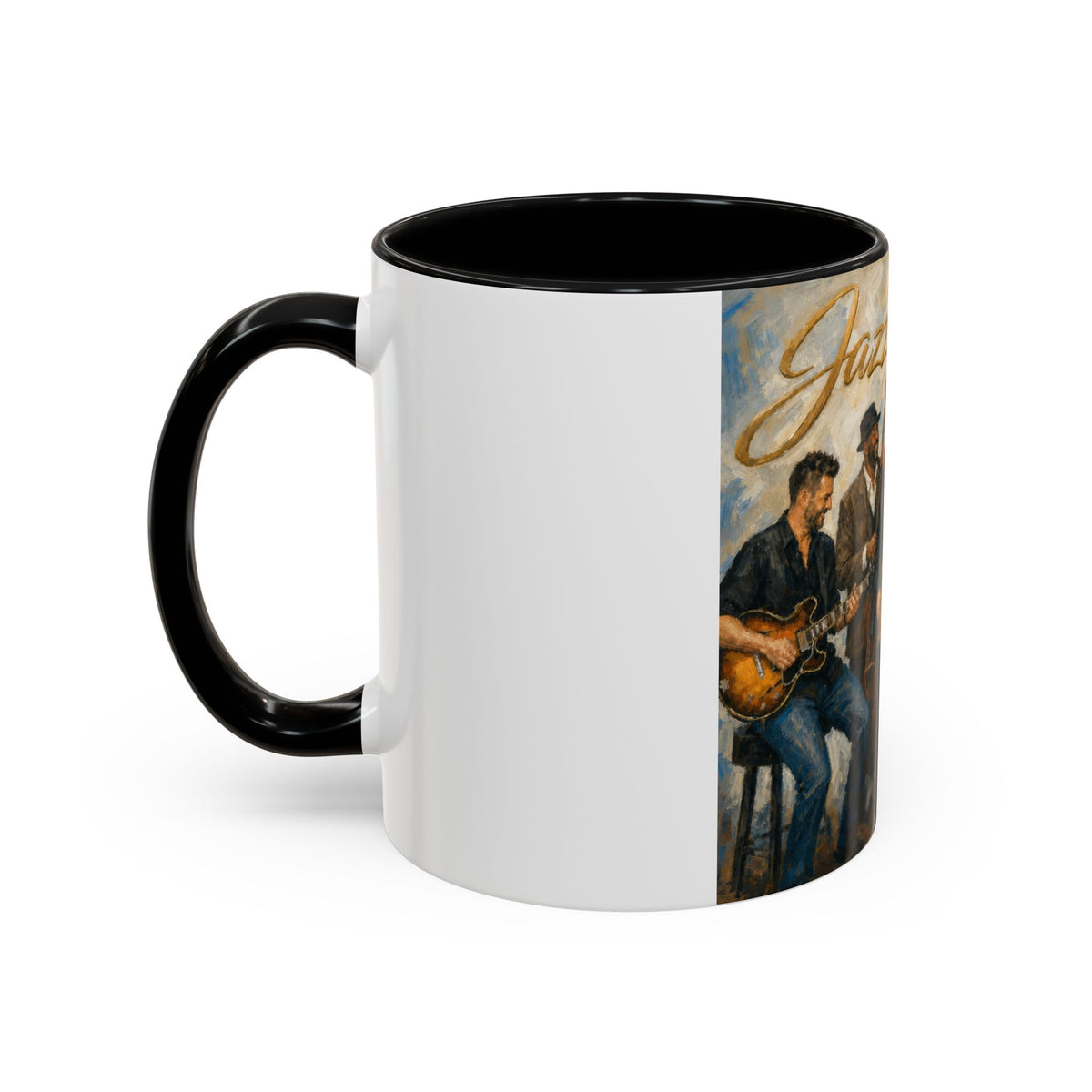 Jazzmatazz Band Accent Coffee Mug – Vintage Jazz Musicians 11/15oz