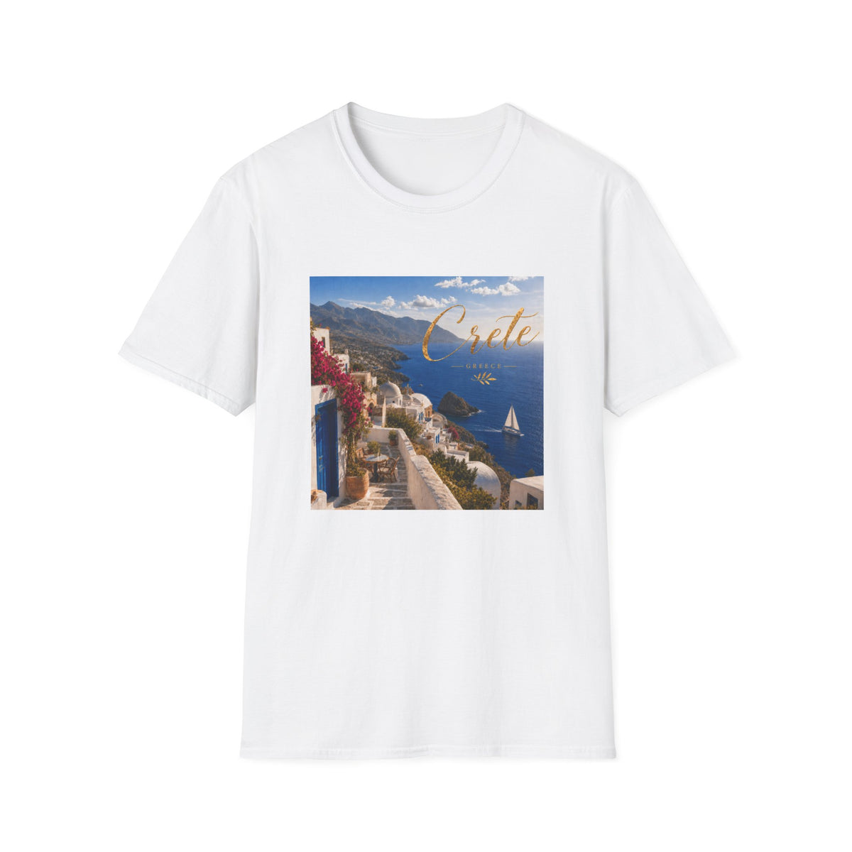 Crete Island Scenic T-Shirt – Greek Beach Vacation Tee