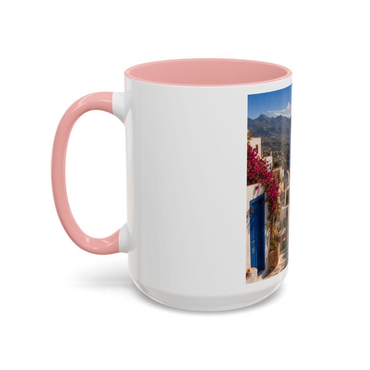Crete Scenic Coffee Mug — Mediterranean Travel Souvenir Accent Mug (11/15oz)