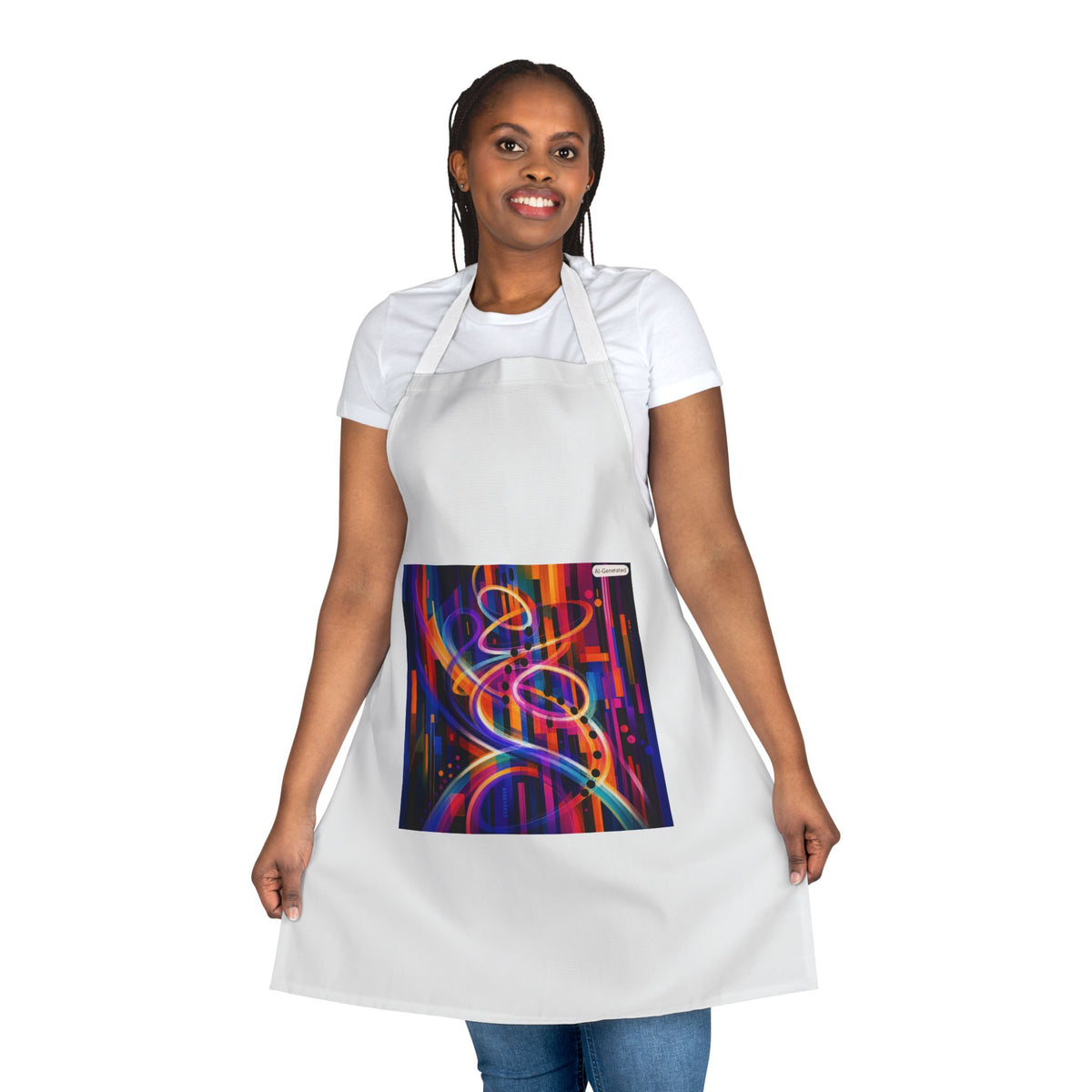 Abstract Apron, 5-Color Straps
