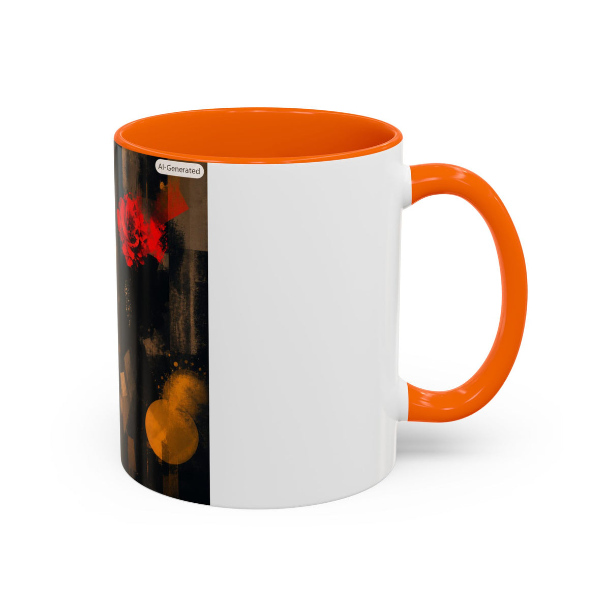Jazz Singer Accent Coffee Mug – Retro Floral Microphone Art, 11/15oz