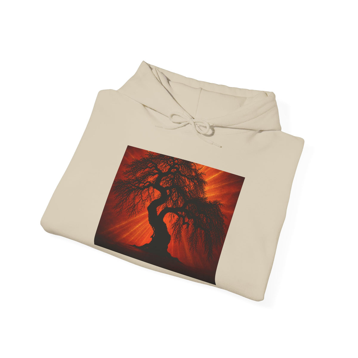 Sunset Black Tree Art Pullover