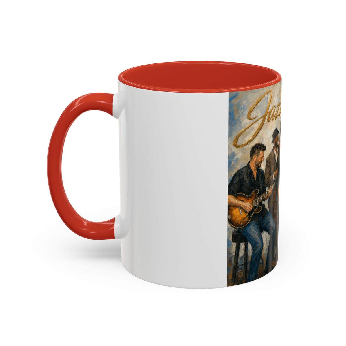 Jazzmatazz Band Accent Coffee Mug – Vintage Jazz Musicians 11/15oz