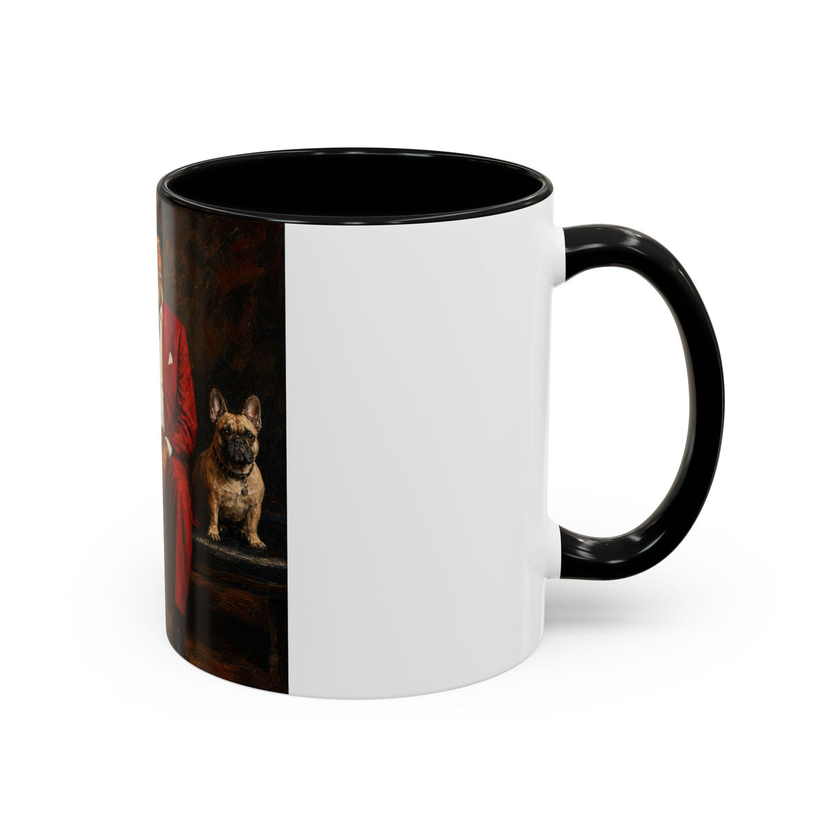 Jazz Tunes Coffee Mug — Vintage Gentleman Sax Player Accent Mug (11/15oz)