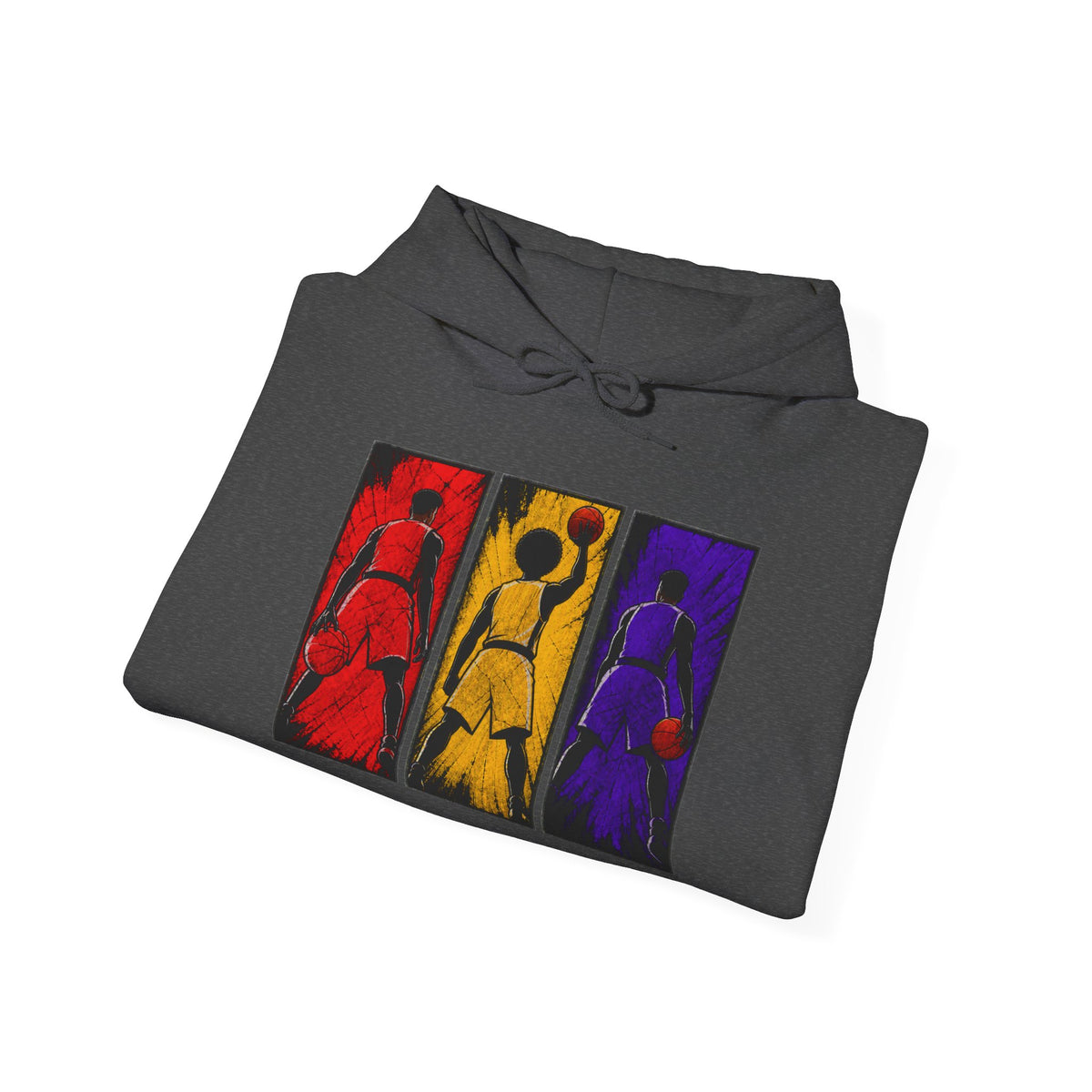 Abstract Triptych Basketball  Art Sweatshirt