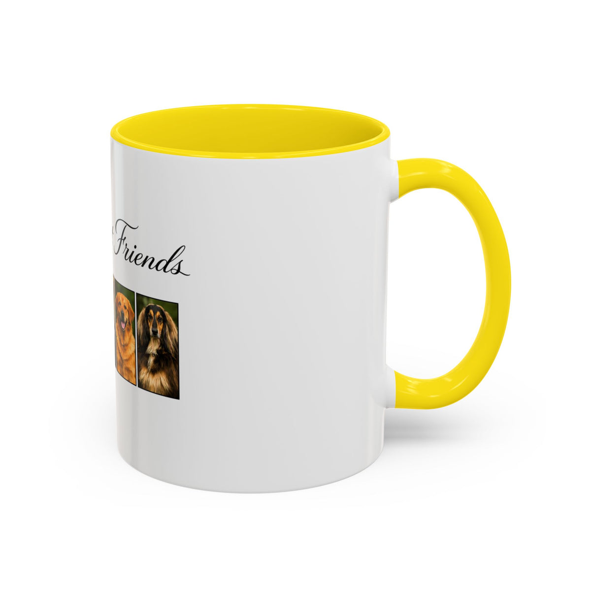 My Best Friends Dog Photo Accent Coffee Mug (11/15oz)