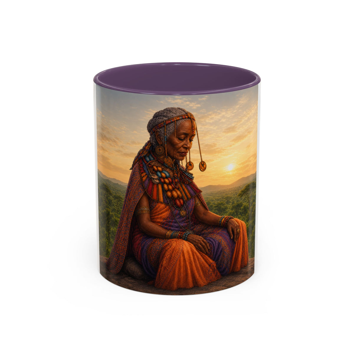Silence At Sunset Accent Coffee Mug (11, 15oz)