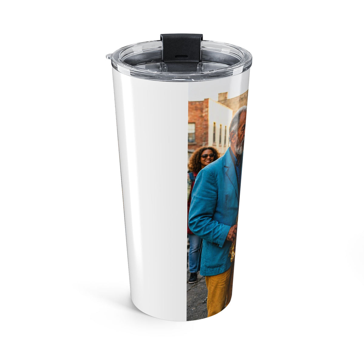 20oz Jazz Street Band Stainless Steel Tumbler – Insulated Travel Cup