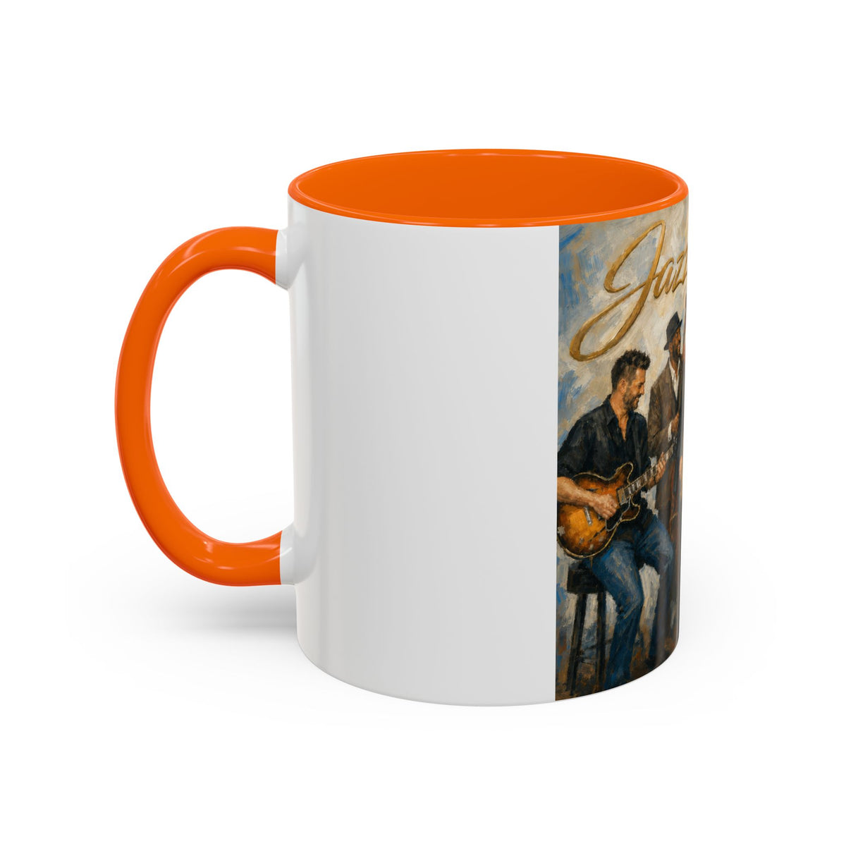 Jazzmatazz Band Accent Coffee Mug – Vintage Jazz Musicians 11/15oz