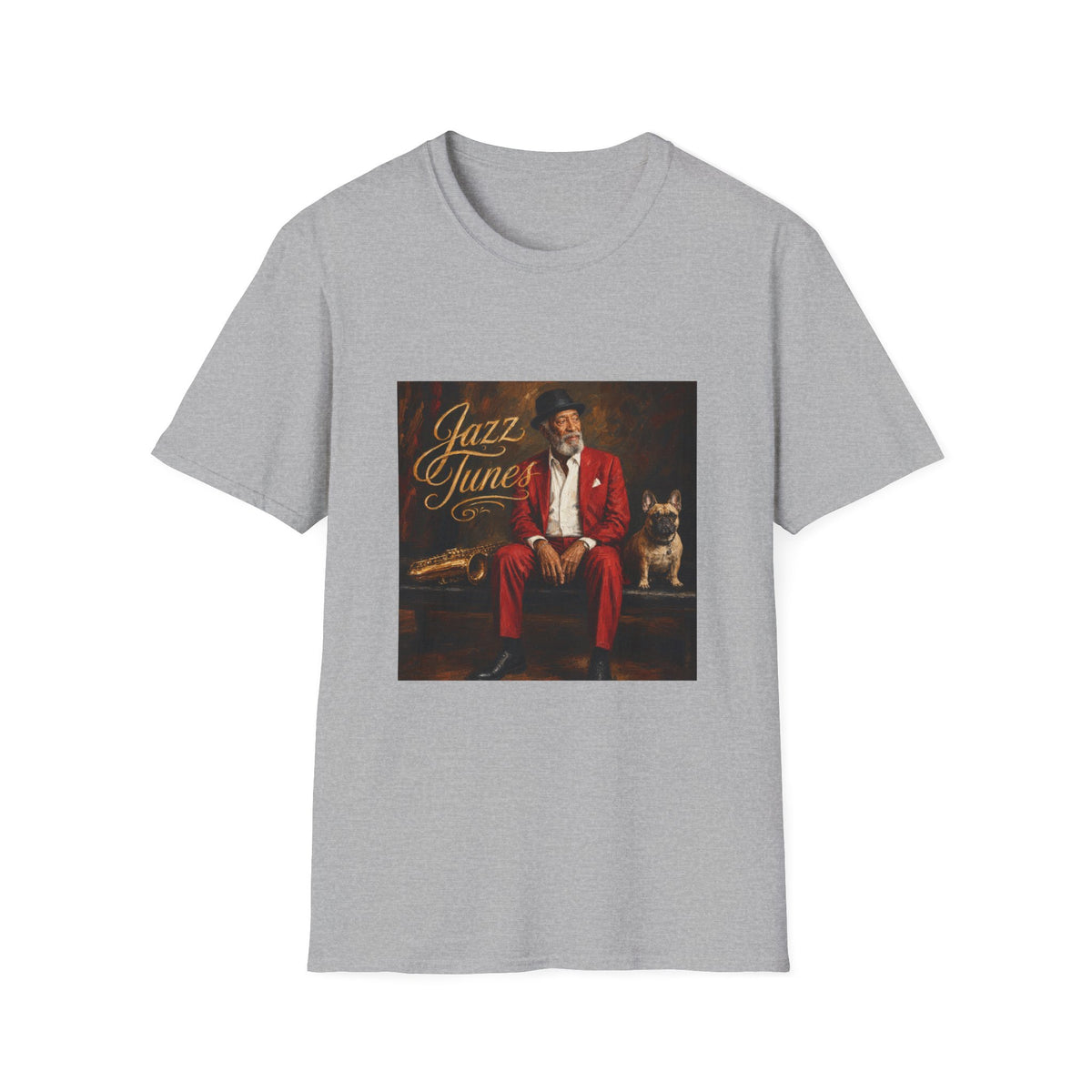 Jazz Tunes T‑Shirt — Vintage Jazz Music Portrait Tee