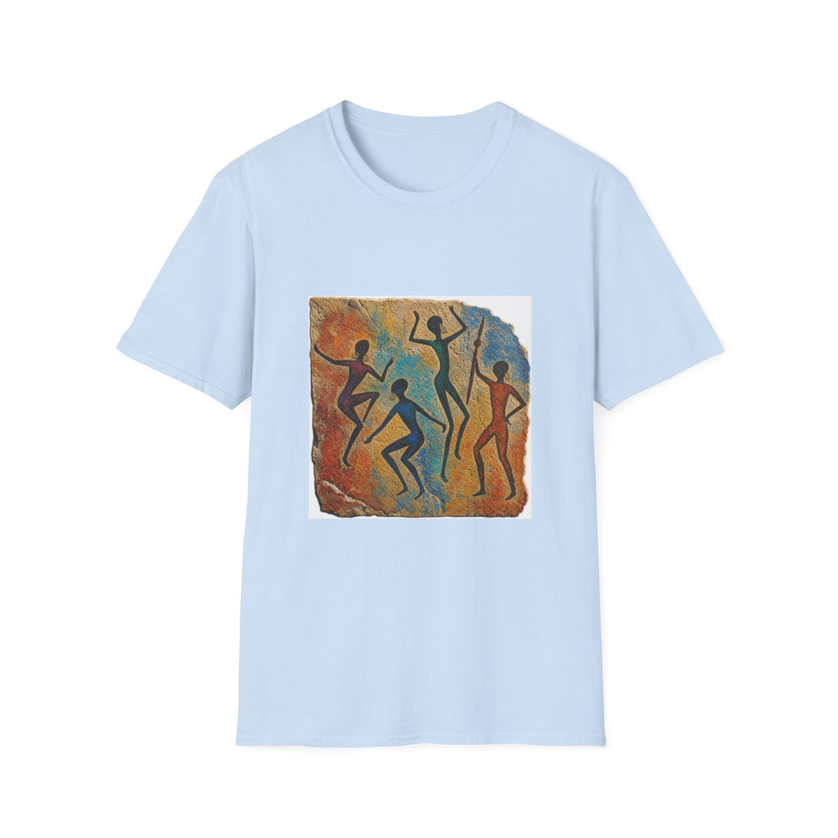 Cave Dance T-Shirt — Primitive Rock Art Figures Graphic Tee
