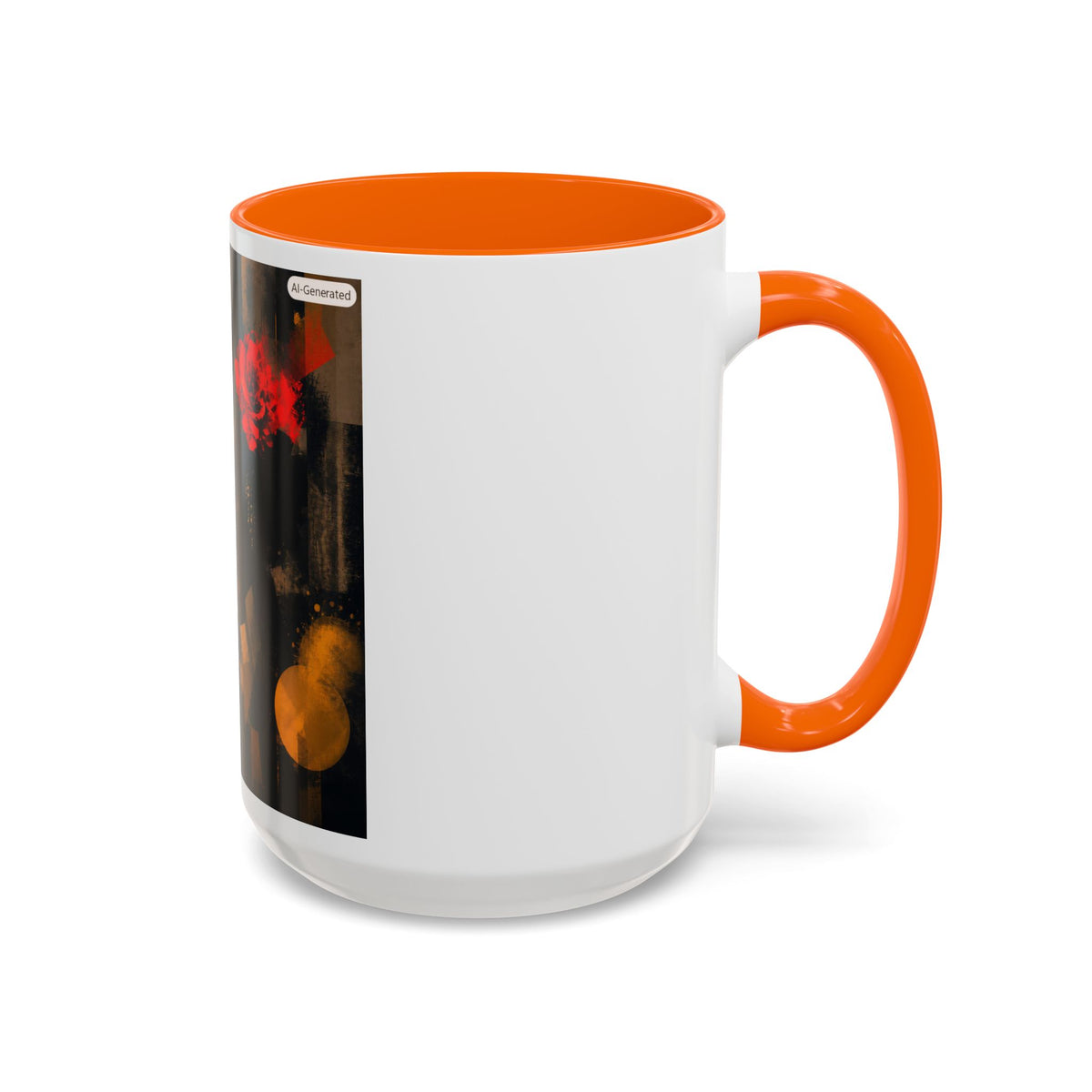Jazz Singer Accent Coffee Mug – Retro Floral Microphone Art, 11/15oz