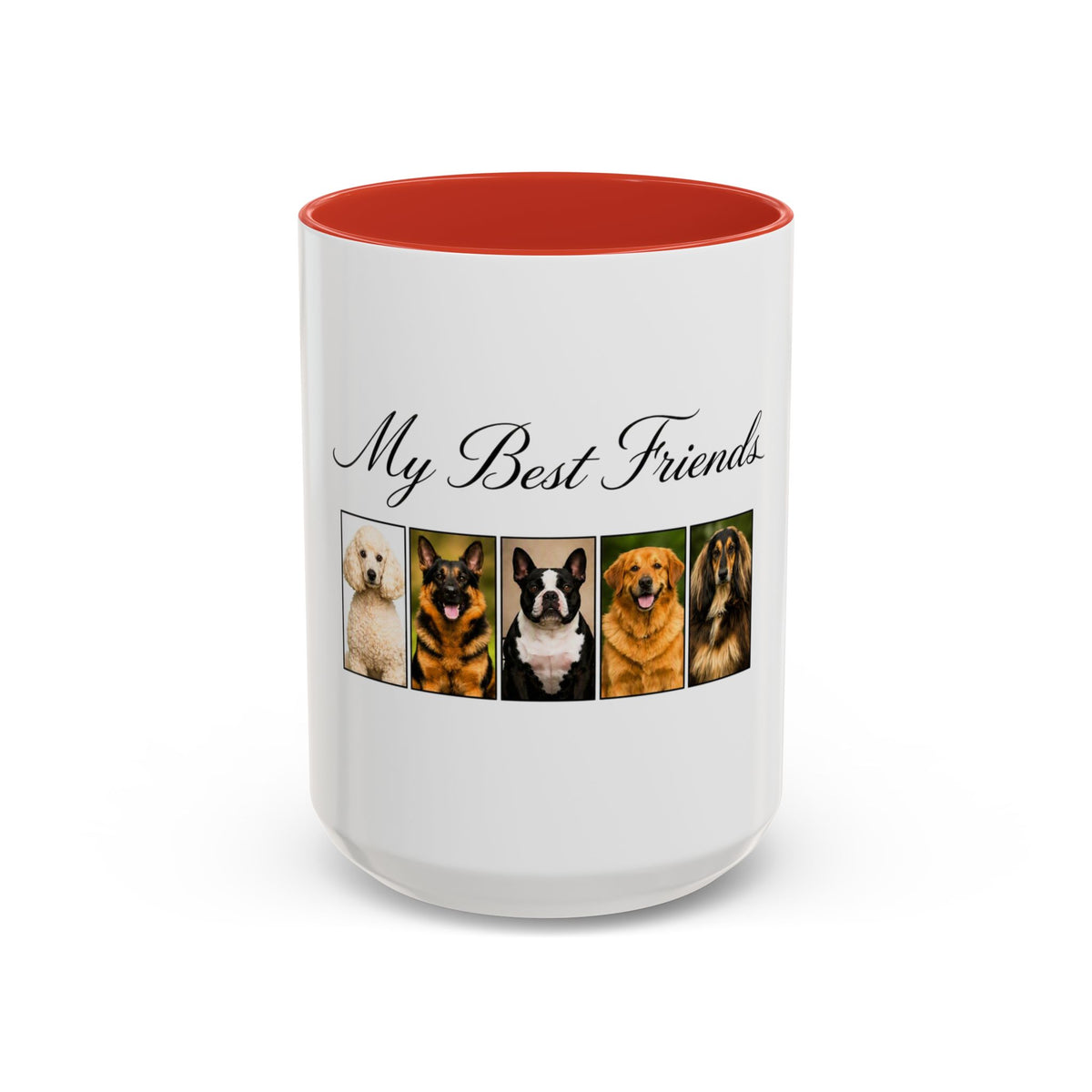 My Best Friends Dog Photo Accent Coffee Mug (11/15oz)