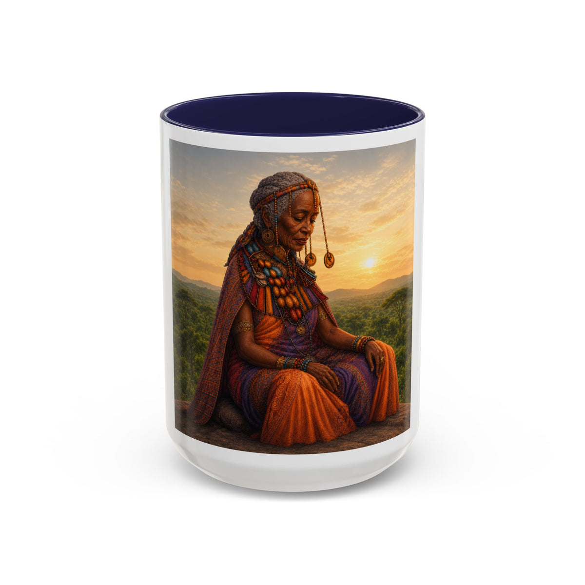 Silence At Sunset Accent Coffee Mug (11, 15oz)